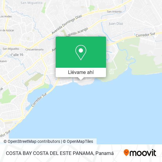 Mapa de COSTA BAY  COSTA DEL ESTE  PANAMA