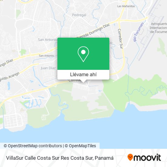 Mapa de VillaSur Calle Costa Sur Res  Costa Sur