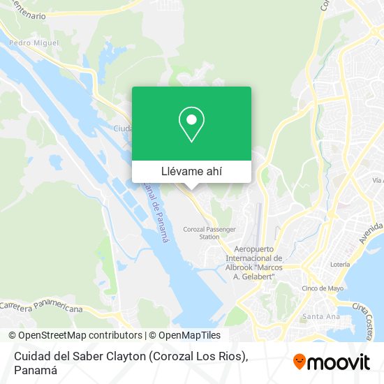 Mapa de Cuidad del Saber  Clayton (Corozal   Los Rios)