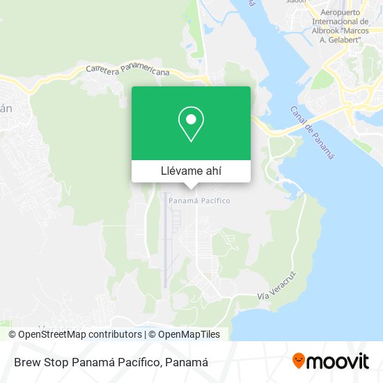 Mapa de Brew Stop Panamá Pacífico