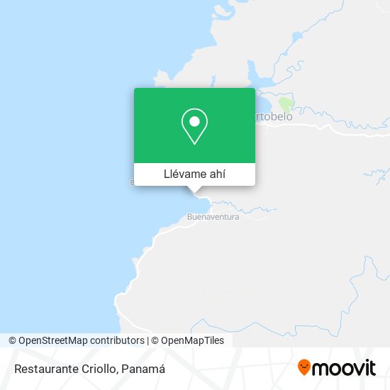 Mapa de Restaurante Criollo