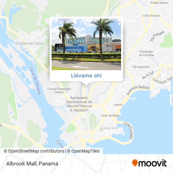 Mapa de Albrook Mall