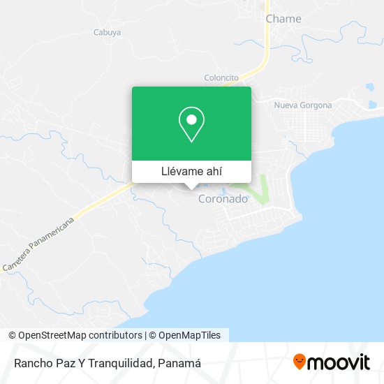 Mapa de Rancho Paz Y Tranquilidad