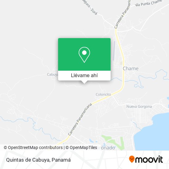 Mapa de Quintas de Cabuya