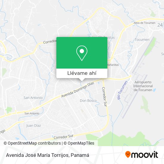 Mapa de Avenida José María Torrijos