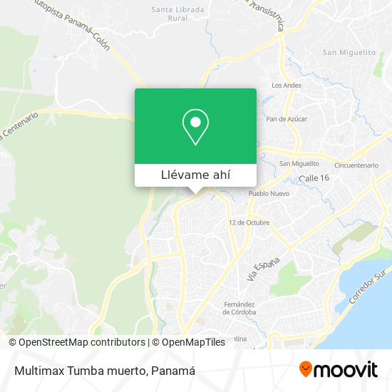 Mapa de Multimax Tumba muerto