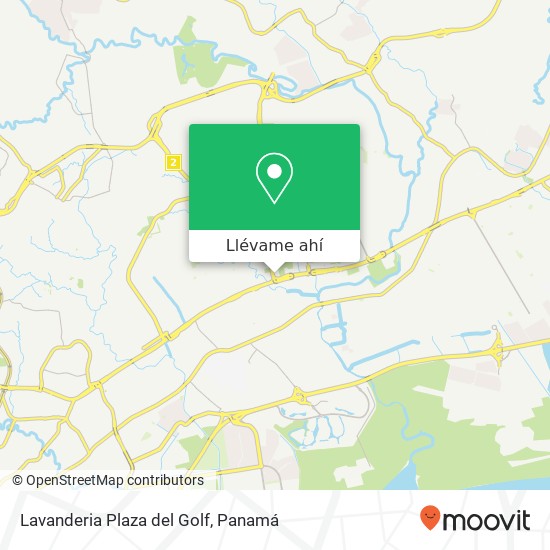 Mapa de Lavanderia Plaza del Golf