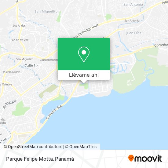 Mapa de Parque Felipe Motta