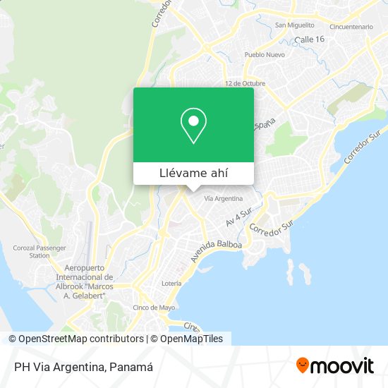 Mapa de PH Via Argentina