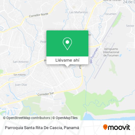 Mapa de Parroquia Santa Rita De Cascia