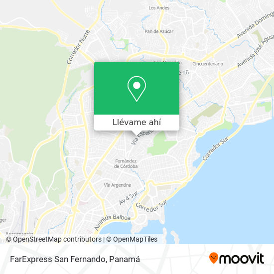 Mapa de FarExpress San Fernando