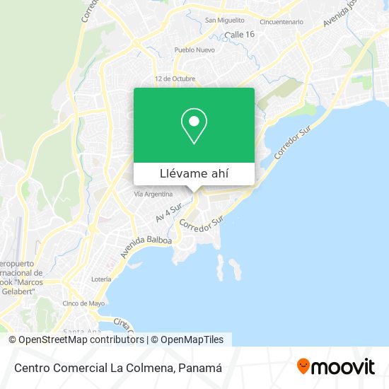Mapa de Centro Comercial La Colmena