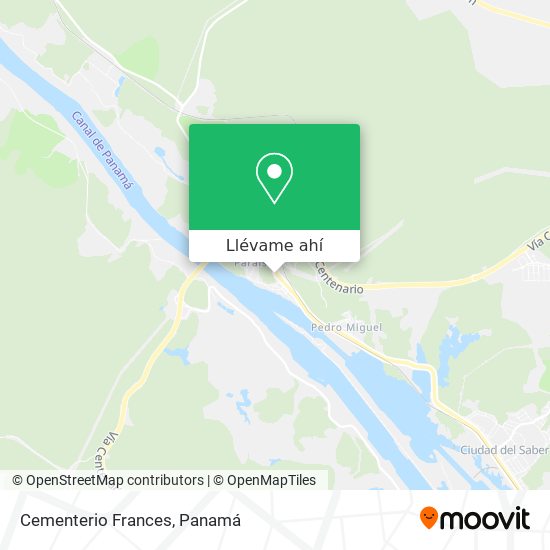 Mapa de Cementerio Frances