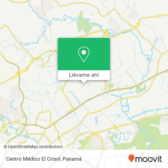 Mapa de Centro Médico El Crisol
