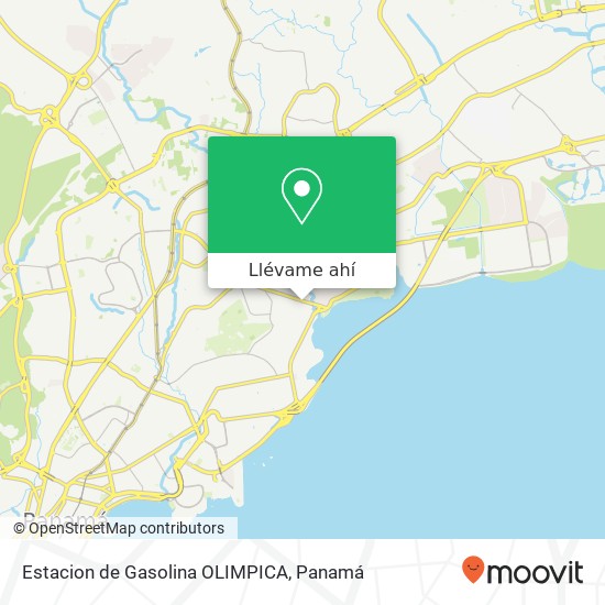 Mapa de Estacion de Gasolina OLIMPICA