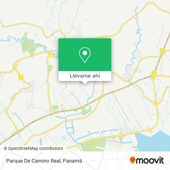 Mapa de Parque De Camino Real