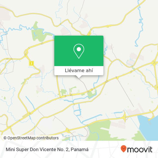 Mapa de Mini Super Don Vicente No. 2