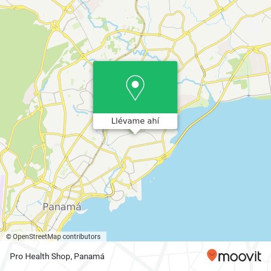 Mapa de Pro Health Shop