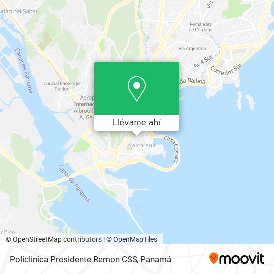 Mapa de Policlinica Presidente Remon CSS