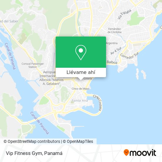 Mapa de Vip Fitness Gym