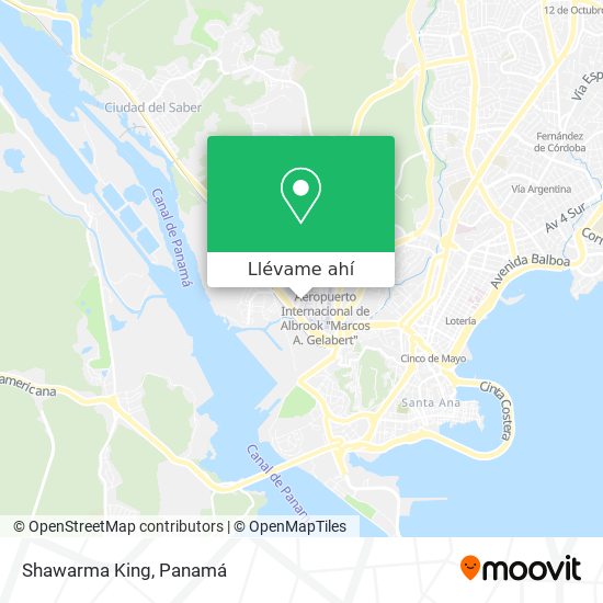 Mapa de Shawarma King
