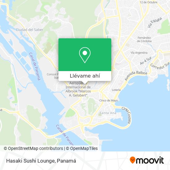 Mapa de Hasaki Sushi Lounge