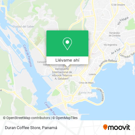 Mapa de Duran Coffee Store