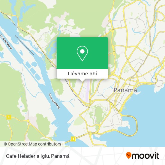 Mapa de Cafe Heladeria Iglu