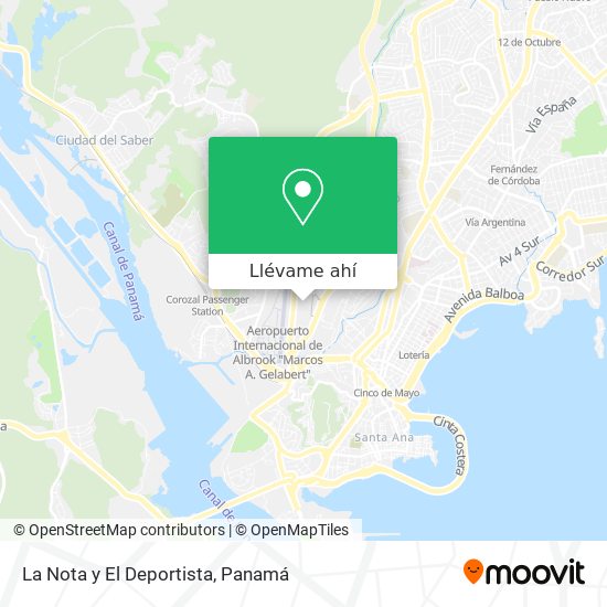 Mapa de La Nota y El Deportista