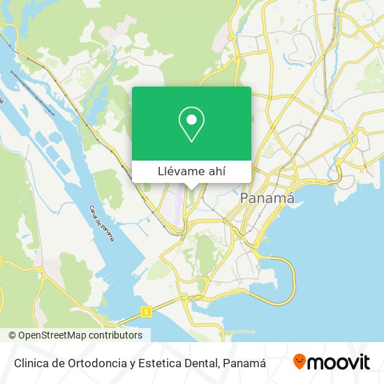 Mapa de Clinica de Ortodoncia y Estetica Dental