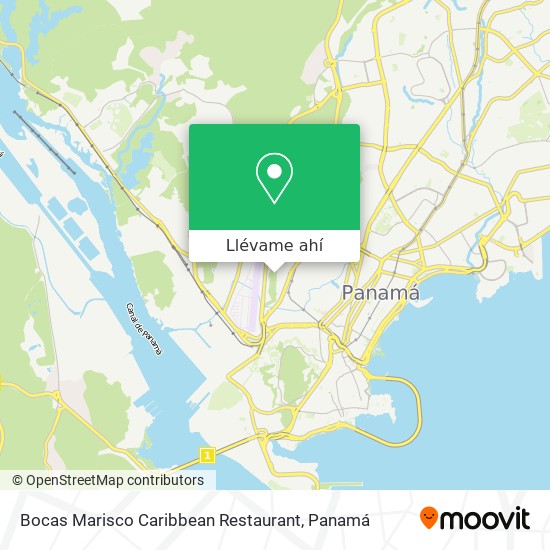 Mapa de Bocas Marisco Caribbean Restaurant