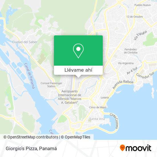 Mapa de Giorgio's Pizza