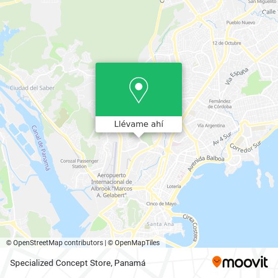 Mapa de Specialized Concept Store