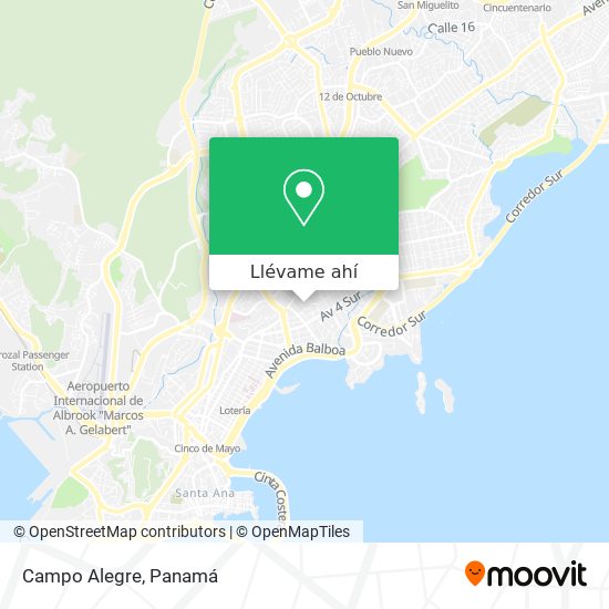 Mapa de Campo Alegre