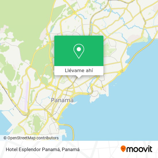 Mapa de Hotel Esplendor Panamá