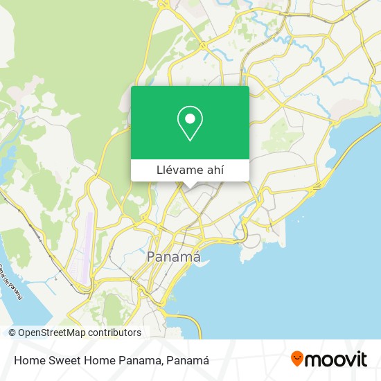 Mapa de Home Sweet Home Panama