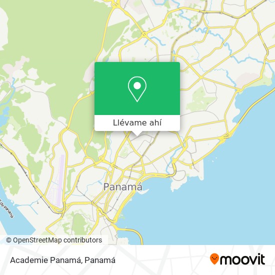Mapa de Academie Panamá