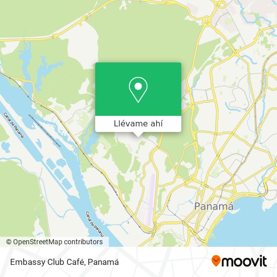 Mapa de Embassy Club Café