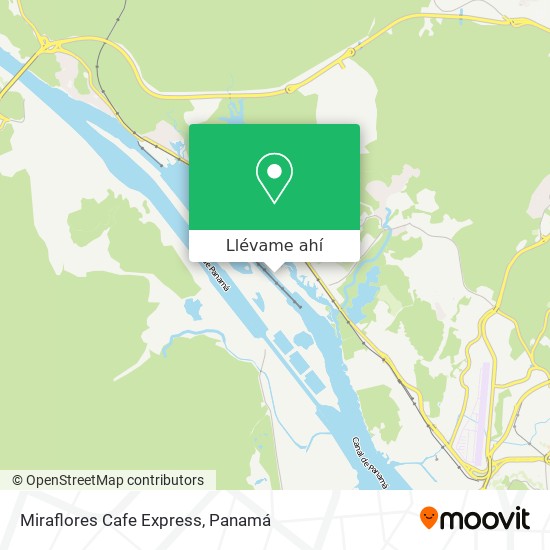 Mapa de Miraflores Cafe Express