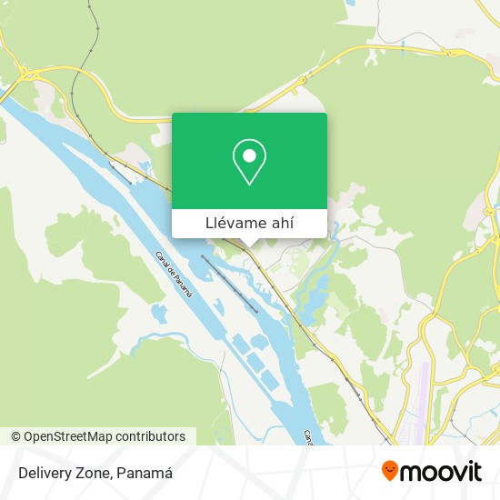 Mapa de Delivery Zone