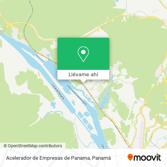 Mapa de Acelerador de Empresas de Panama