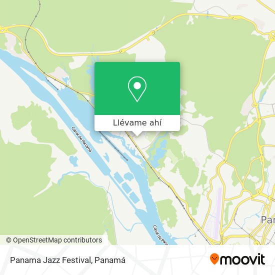 Mapa de Panama Jazz Festival