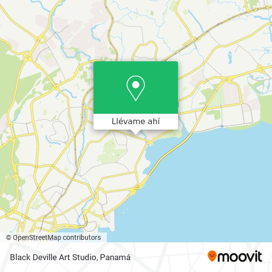 Mapa de Black Deville Art Studio