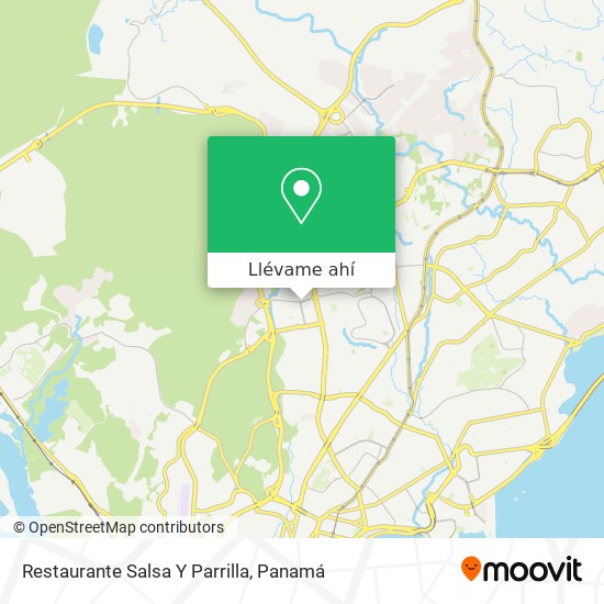 Mapa de Restaurante Salsa Y Parrilla
