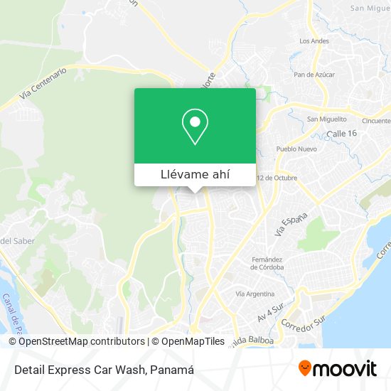 Mapa de Detail Express Car Wash