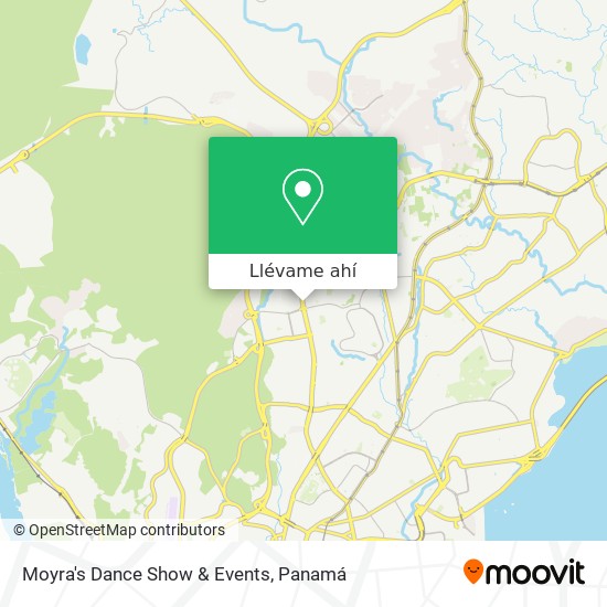 Mapa de Moyra's Dance Show & Events