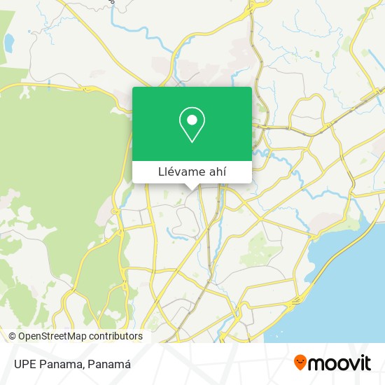 Mapa de UPE Panama