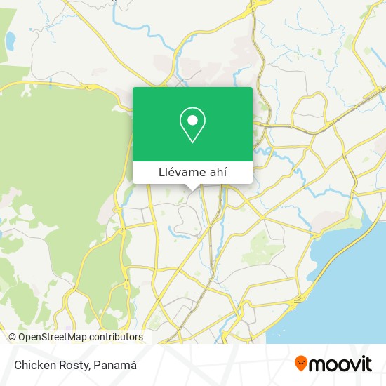Mapa de Chicken Rosty