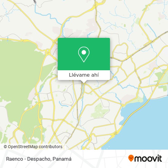 Mapa de Raenco - Despacho