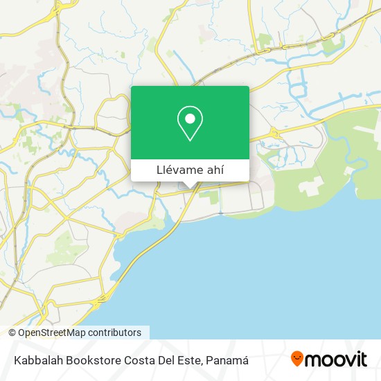 Mapa de Kabbalah Bookstore Costa Del Este